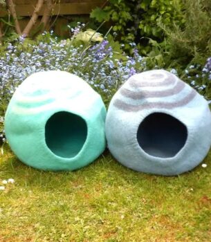 Wool Felt Cat Cave