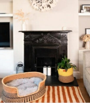 Handwoven Eco Dog Bed