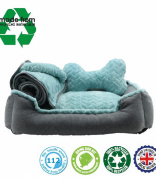 Recycled Cozy Bed Set for Small Dogs