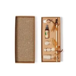 Cat Enrichment Set with Organic Catnip Spray