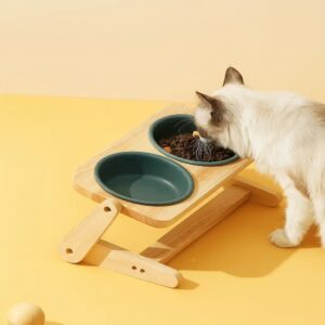 Adjustable Ceramic Pet Feeder