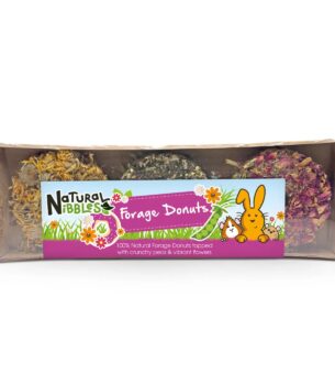 Premium Forage Donuts for Small Pets