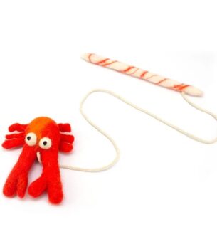 Felt Crab Cat Toy