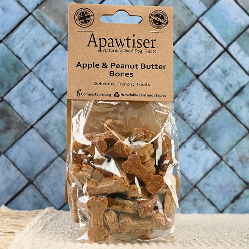 Apple & Peanut Butter Bones Dog Treats - Image 2
